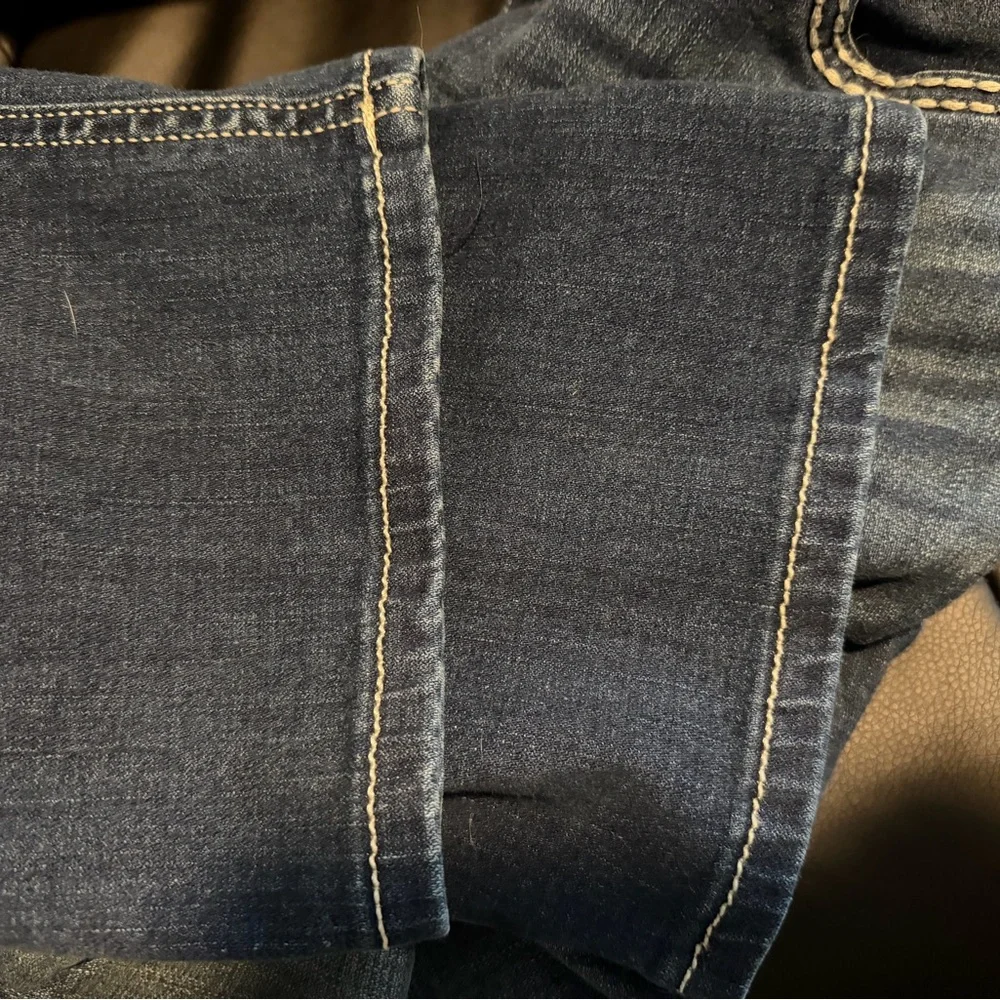 Wrangler Shiloh Riding jeans size 7 stretch denim‎ embroidered western rodeo